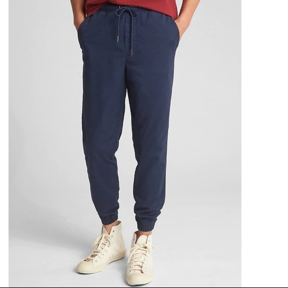 GAP Other - Gap Mens Twill Joggers Gapflex L Blue 357801 v756